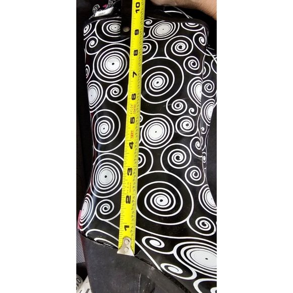 BLAZIN ROXX Layla Sz 7 Rain Boots Black White Outdoor Chore Cowgirl Boot 58906 - Picture 14 of 16